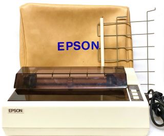 Vintage Epson Rx - 80 Standard Dot Matrix Printer Parallel Powers On R - 11