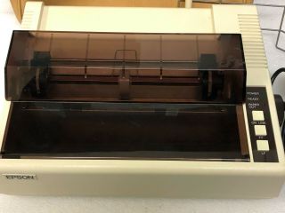 Vintage Epson RX - 80 Standard Dot Matrix Printer Parallel POWERS ON R - 11 2