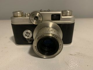 Vintage Argus C - Forty - Four Camera With 50 Mm Coated Lens.  Case