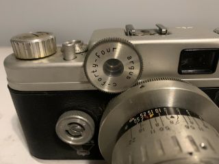 Vintage Argus C - Forty - Four Camera With 50 mm Coated Lens.  Case 2