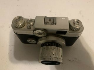 Vintage Argus C - Forty - Four Camera With 50 mm Coated Lens.  Case 3
