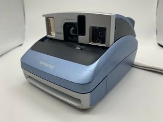 Vintage Polaroid One600 Film 100mm Focus Range Instant Camera - Blue / Black