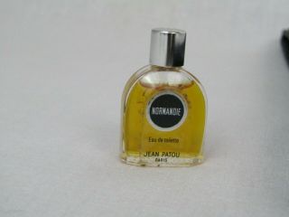 Vintage Jean Patou Normandie Perfume Eau De Toilette.  20 Oz Mini Bottle