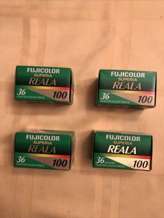 4 Rolls Fujicolor Superia Reala 100 Expired Color Film