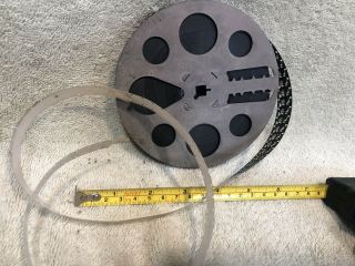 Metal 5 " Movie 16mm Film Reel " Excel Projector Corp Chicago " With Unknown Film