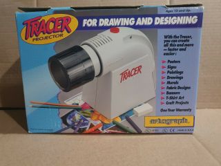 Artograph Art Projector Tracer & Enlarger Drawing Artist Portable 225 - 360 Vtg