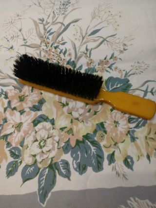 Vintage Fuller Brush Butterscotch Bakelite Handle Lint Clothes Brush