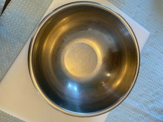 Vintage Vollrath Stainless Steel Mixing Bowl.  8 Qt.  6908