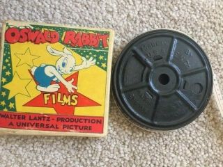 Vintage Oswald Rabbit Films - 8mm Walter Lantz Production Cartoon Movie