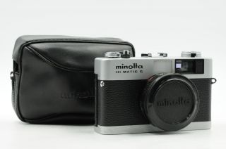 Minolta Hi - Matic G 35mm Film Camera W/38mm F2.  8 864