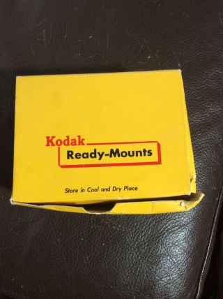 Kodak Ready Mounts 135 Film Slides Vintage Photography Open Partial 80 Ct