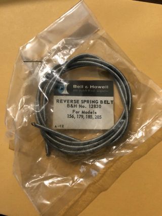16mm Bell & Howell Part 12830 Wire - Spring Projector Belt,  B&h Belt