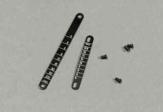 Graflex 2x3 2¼x3¼ Miniature Speed Graphic Focusing Scale For 101mm (black)