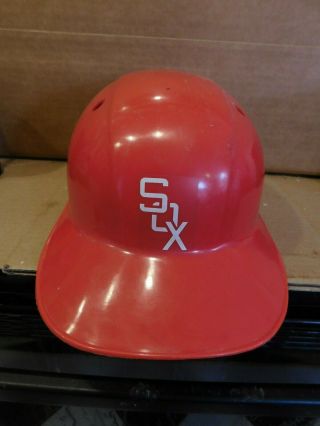 Vintage Chicago White Sox Batting Helmet Full Size Made By 70 Corp Cleveland Oh