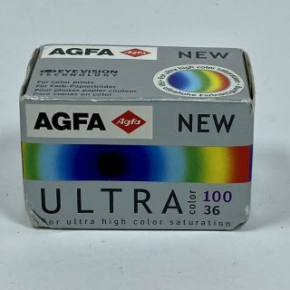 Agfa Ultra Color 100,  36exp.  35mm Expired 08/2005