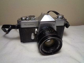 Vintage Yashica Tl - Camera Auto Rikenon 1:2 F 50mm Lens