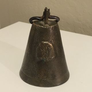 Vintage Rustic Solid Brass Bronze Cow Goat Sheep Bell