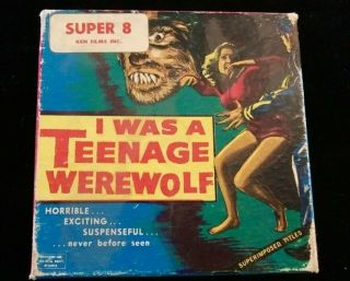 8 Ken Films I Was A Teenage Werewolf 537 Horrible Exciting Suspenseful