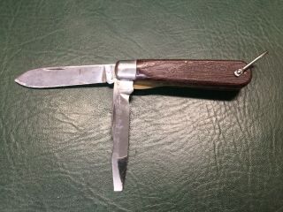 Vintage M.  Klein & Sons 2 Blade Folding Pocket Knife Chicago Usa