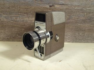 Vintage Bell & Howell Jewelcrest 8 Mm Film Camera W/ Zoom Lens & Electric Eye