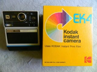 Vintage Kodak Ek4 Instant Print Camera