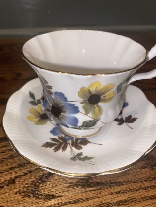 Vintage Finest Bone China Royal Imperial Tea Cup And Saucer Made In England