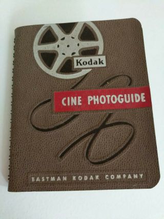 Vintage Eastman Kodak Company 1952 Cine Photoguide Photography Movies 16mm 8mm
