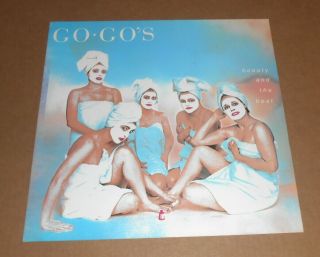 Go - Go’s Beauty And The Beat Poster Flat Vintage Promo 12x12 (spa Bathing)