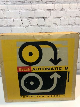 Kodak Automatic 8 Projector Model 1 No.  238 Box Open Box