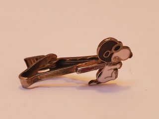 Vintag Peanuts Snoopy Tie Clip Red Baron United Features Made In Japan
