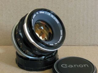Canon Lens Fl 50mm F/1.  8 -