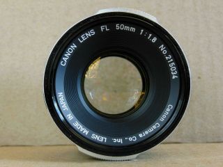 CANON LENS FL 50mm f/1.  8 - 2