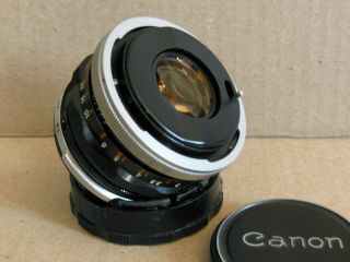 CANON LENS FL 50mm f/1.  8 - 3