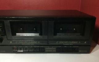 Vintage JVC TD - W106 Dual Stereo Cassette Deck Synchro Dubbing - Serviced. 3