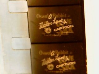 Vintage Oswald Rabbit Films - 8mm Walter Lantz Production Cartoon Movie LOVESICK 2