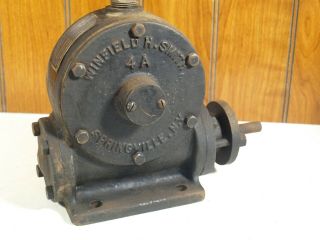 Vintage Cast Iron Winfield H.  Smith 4a Speed Reducing Gear