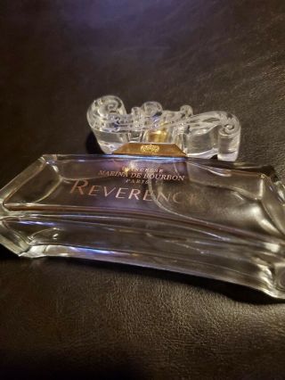 Empty Parfum Bottle Princesse Marina De Bourbon Paris Reverence