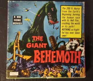 8mm Film The Giant Behemoth Monster Movie Vintage Dinosaur Horror