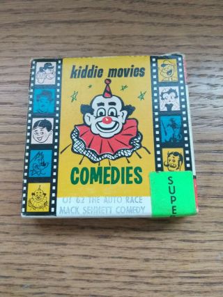 Kiddie Movies 8mm Movie Reel Mack Sennett Comedies 62 The Auto Race