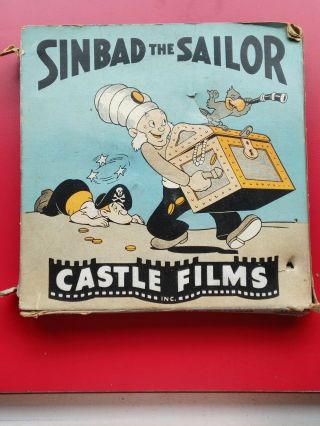 Vtg Castle Films 16 Mm Movie◾ Sinbad The Sailor ◾ " Complete Edition " ◾vtg Movie