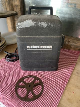 Bell & Howell Auto Load 8mm Film Movie Projector Model 256,