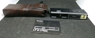 Vintage Vivitar 604 110 Film Camera With Case And Instructions