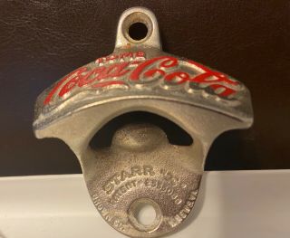 Vintage TOME COCA - COLA STAR X Wall Mount Bottle Opener (Made in Germany) 2