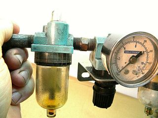 Vintage Wilkerson Pneumatic filter?,  oiler? gauge for air tools; Machinist, 2