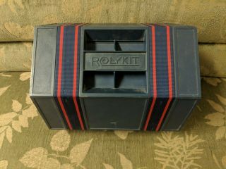 Rolykit Blue 58 " Roll Up Storage Craft Box Case Crafts,  Sewing,  Jewlery Vintage