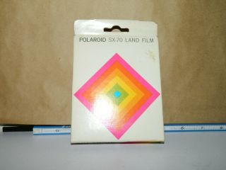 Vintage Exp 1978 Polaroid Sx - 70 Land Film Nib 10 Pictures Per Box