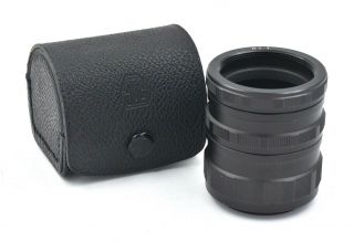 Asahi Pentax 42mm Screw Mount Extension Tubes With Case