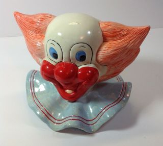 Vintage Bozo The Clown Ceramic Coin Piggy Bank,  1985 Enesco Larry Harmon