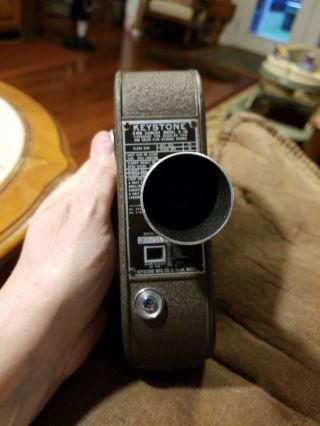 Vintage Keystone 8 Mm Movie Camera Model K - 36 (1940)
