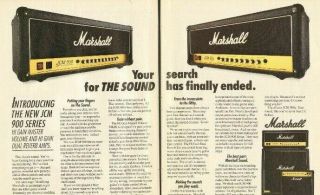 1990 Marshall Jcm 900 Hi Gain Dual Reverb Guitar Amplifier - 2 - Page Vintage Ad